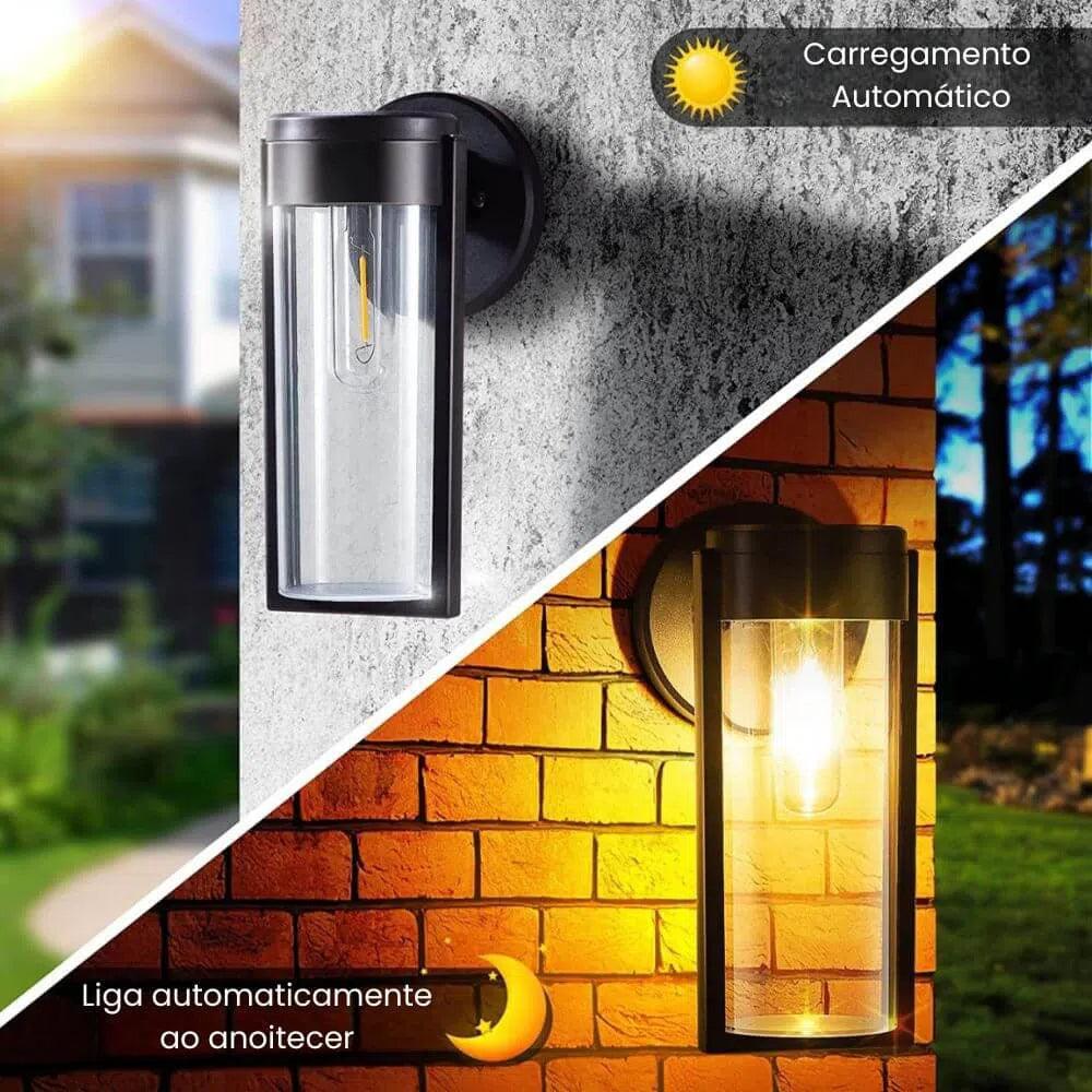 Luminária Led Solar de Parede - Domus Concept