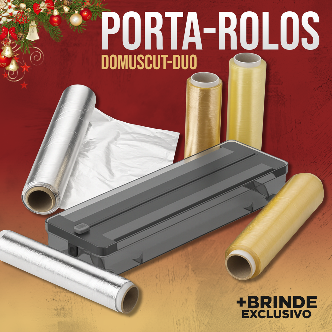 Porta Rolos e Organizador DomusCut-Duo + Brinde Exclusivo
