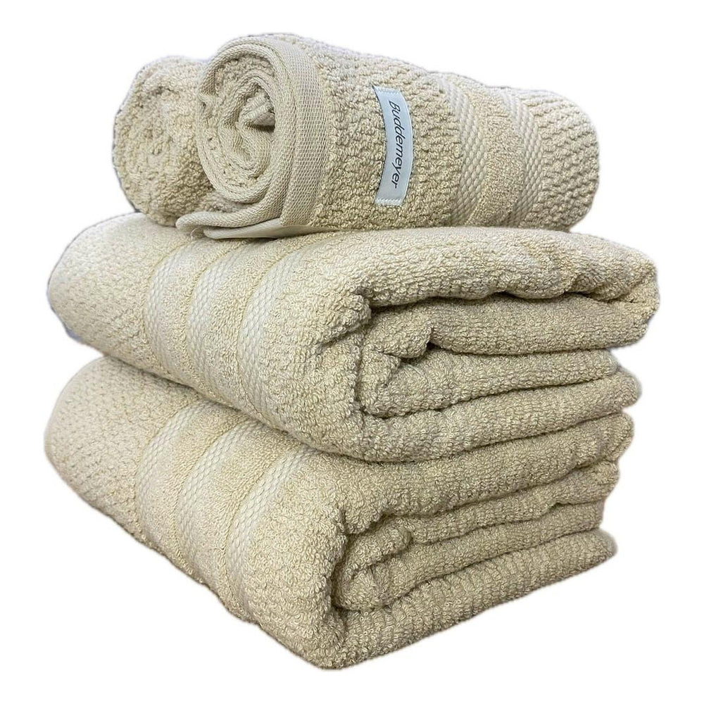 Jogo de Toalhas Buddemeyer Vanilla Extra Soft 4 Peças 100% Algodão | Domus Concept