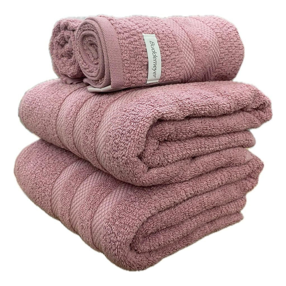 Jogo de Toalhas Buddemeyer Vanilla Extra Soft 4 Peças 100% Algodão | Domus Concept