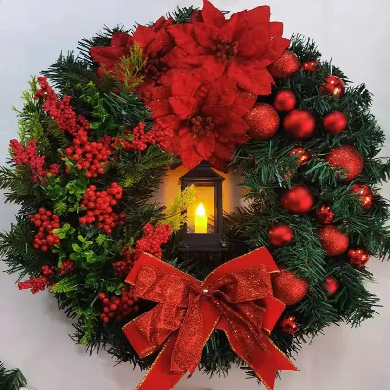 Guirlanda Natalina de Porta com Luz Led