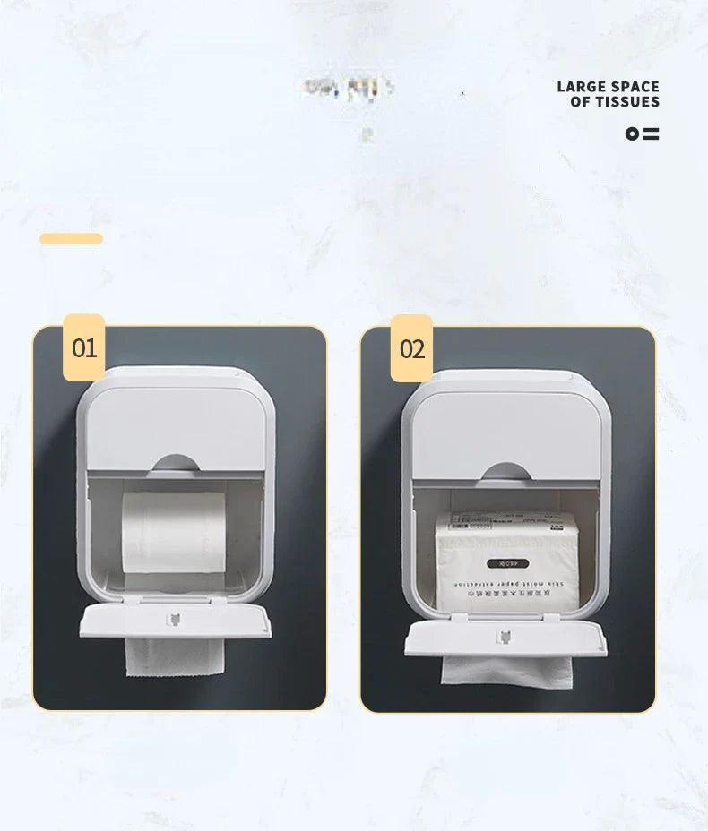 Caixa Para Papel Higiênico - Com Suporte Para Celular