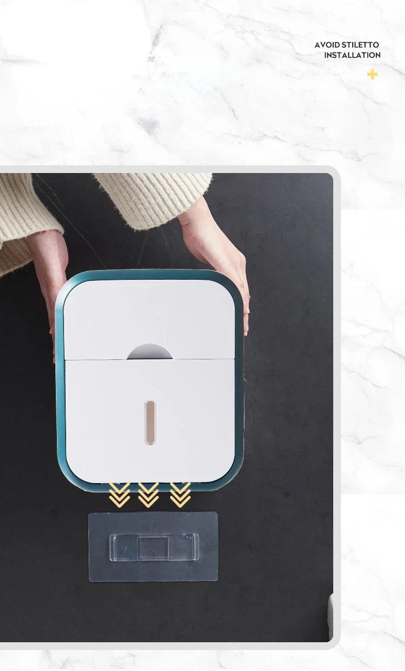 Caixa Para Papel Higiênico - Com Suporte Para Celular