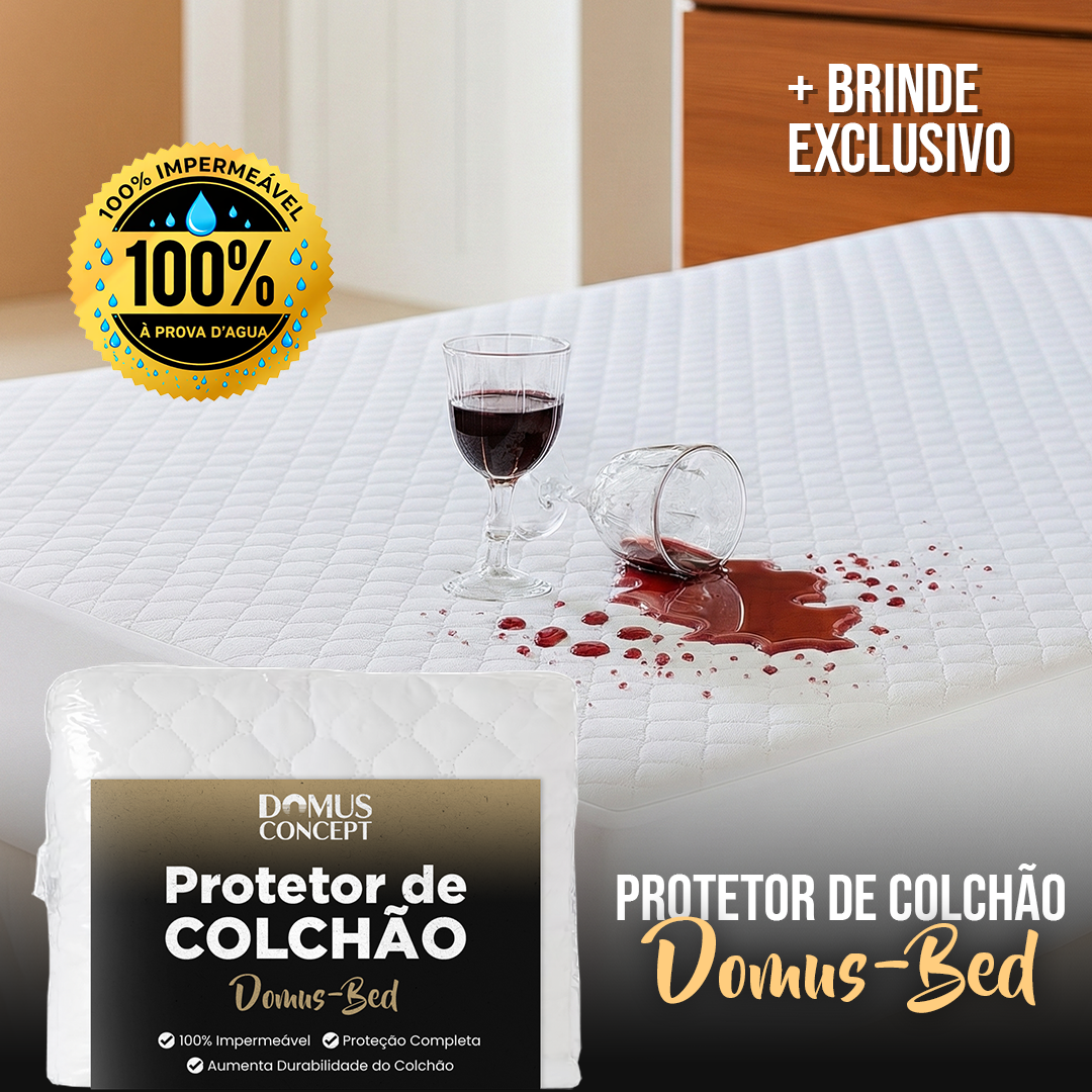 Capa Protetora de Colchão DomusBed Premium + Brinde Exclusivo